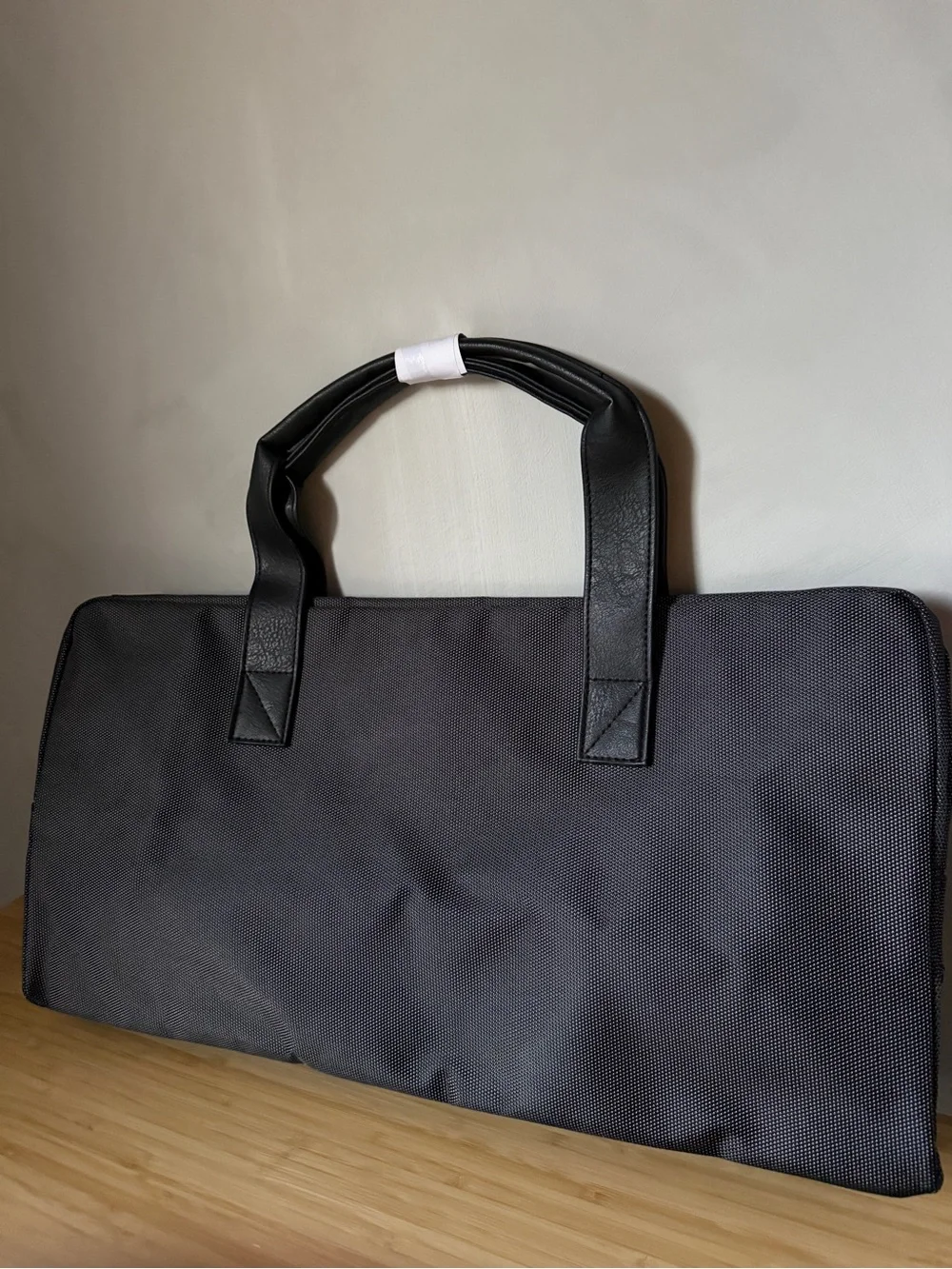 John Varvatos Black Weekender Travel Duffel Bag
